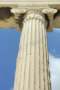 雅典卫城的其中一根柱子