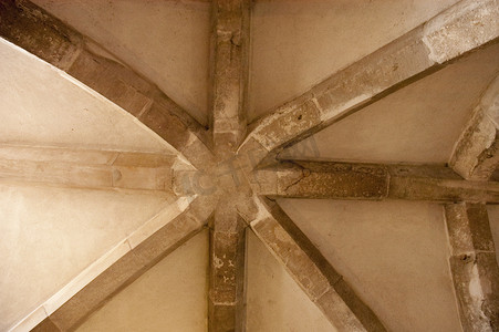拉尔沃思城堡的天花板细节