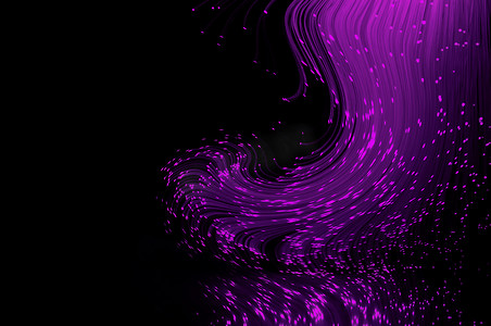 紫红色抽象光纤。