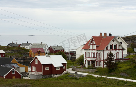 挪威沿海村庄
