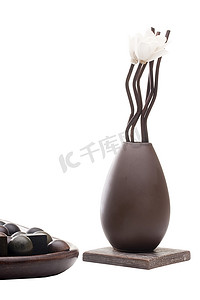 粘土装饰花瓶