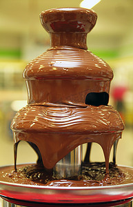 黑巧克力喷泉