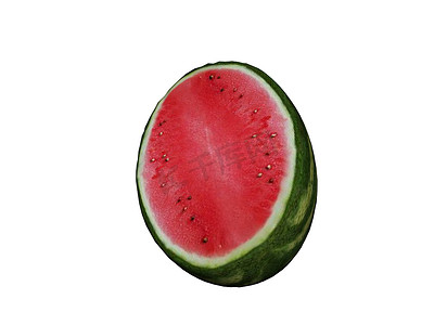 好吃的西瓜摄影照片_夏天好吃的西瓜