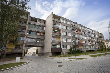 旧苏联街区公寓