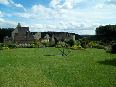 客户答谢特陈摄影照片_拉罗谢特城堡的花园，卢森堡市，卢森堡