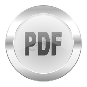 孤立的 pdf chrome web 图标