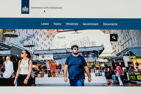 政府图标摄影照片_荷兰政府网页