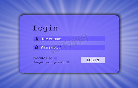 登录界面摄影照片_登录界面——用户名和密码