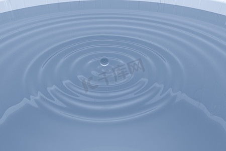 动议摄影照片_通过流体模拟、3d 渲染的透明波液体波纹