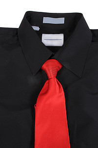 西装和领带摄影照片_西装和领带的特写