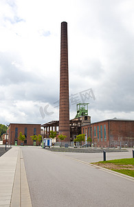煤矿设备摄影照片_德国煤矿工厂