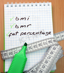 bmi、bmr 和脂肪百分比