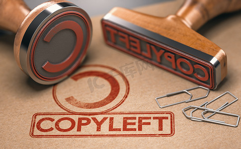 发牌摄影照片_Copyleft 许可证概念