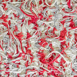 红色和白色地毯纹理