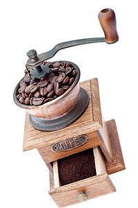 咖啡研磨机和咖啡豆
