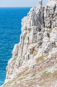 Pointe de Pen-hir 位于 Camaret-sur-mer 的 Crozon 半岛