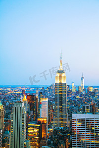 开封夜景摄影照片_纽约城市夜景