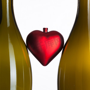 空瓶酒和浪漫的象征