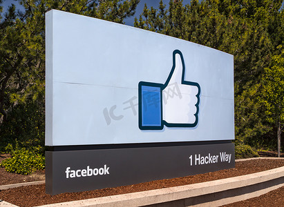 脸谱网摄影照片_Facebook 公司总部在硅谷签约