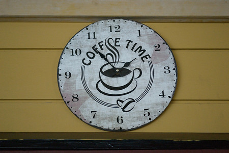 旧咖啡时钟