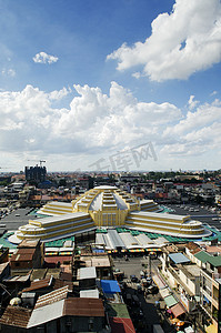 金边框gif摄影照片_柬埔寨金边 psar thmei 中央市场