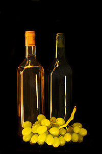 葡萄片摄影照片_葡萄酒和葡萄