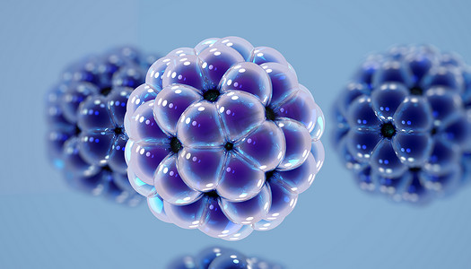 富勒烯分子的原子结构