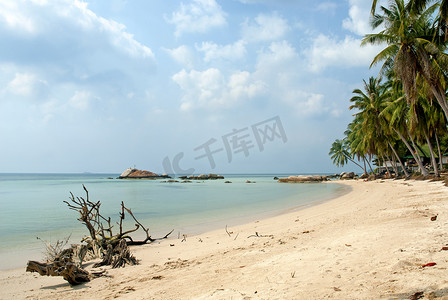 泰国普吉岛附近的热带异国情调海滩