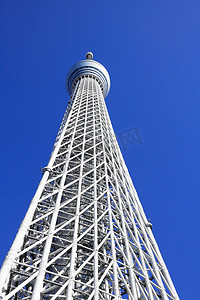 日本晴空塔摄影照片_东京晴空塔