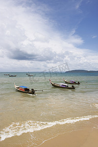 田园装饰摄影照片_海滩场景