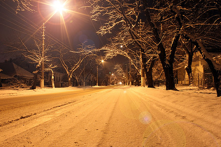 晚上的街道