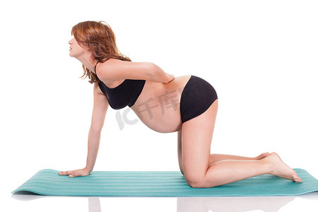 孕妇健身瑜伽