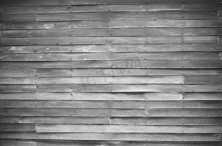 关闭由木板条制成的墙壁，黑色和白色