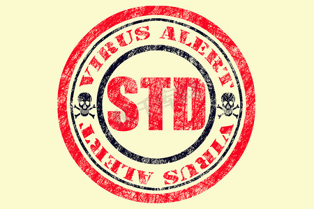 STD 病毒警报概念