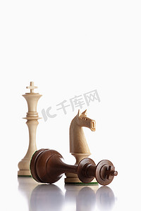 国际象棋骑士摄影照片_国际象棋骑士