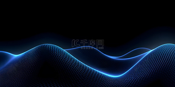 线条发光背景背景图片_科技波浪线条底纹背景