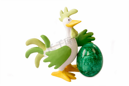公鸡与绿色鸡蛋