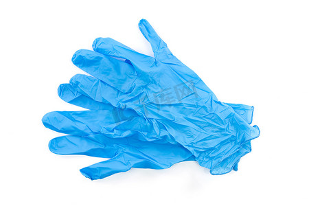 蓝色实验室手套