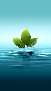 水资源背景图片_环保节水绿色自然背景