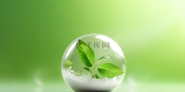 绿色爱护环境背景图片_环保节水绿色自然背景