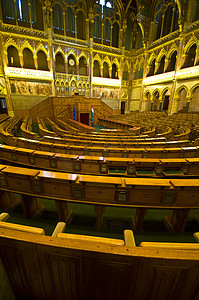 金色圆弧摄影照片_匈牙利议会