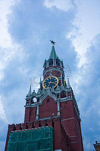 林摄影照片_莫斯科、俄罗斯、塔楼和克里姆林宫墙