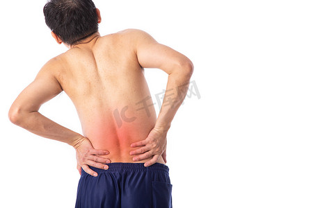 下背部或脊柱酸痛。