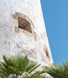 Cabo Roig 的旧防御堡垒，细节