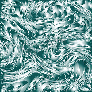 网格波浪摄影照片_海绿色抽象波浪
