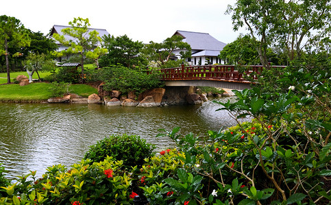 公园景观设计摄影照片_著名的日本传统庭园