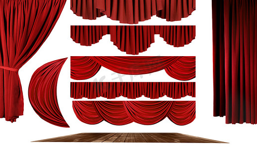 剧院元素创建自己的舞台背景