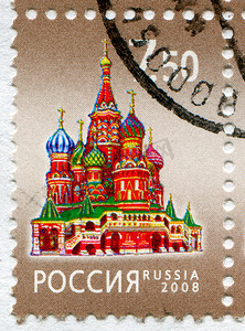 俄罗斯大教堂摄影照片_莫斯科圣瓦西里大教堂