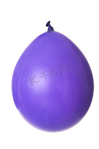 紫色气球。