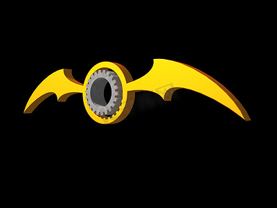 蝙蝠翼齿轮标志